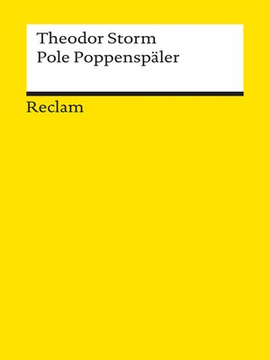 cover image of Pole Poppenspäler. Novelle
